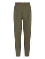 Closed - Women Arlo Pants Olive Green - Chino stiliaus kelnės - Chaki spalva