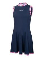 Calvin Klein Golf - Carmen Mock Neck Dress - Sportinė suknelė - Tamsiai mėlyna