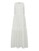 MOS MOSH - Mmsabria Embo Sl Dress - Ilga suknelė - Balta
