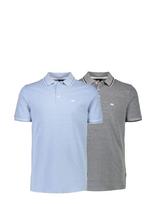 Lindbergh - Orangic Cotton Polo Piqué S/S- Rela - Marškinėliai trumpomis rankovėmis - Pilka