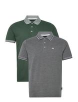 Lindbergh - Orangic Cotton Polo Piqué S/S- Rela - Marškinėliai trumpomis rankovėmis - Pilka