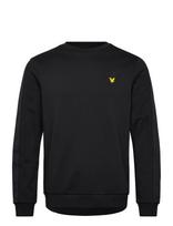 Lyle & Scott Sport - Jacquard Tape Crew Neck - Megztinis - Juoda
