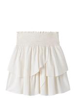 LMTD - Nlfsandyy Solid Short Skirt - Trumpas sijonas - Balta