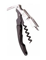 Vacuvin - Waiters Corkscrew Push Black Vacu Vin® - Butelių atidarytuvai ir vyno kamščiai - Sidabro
