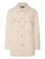 Patagonia - W's Retro Pile Shacket - Lengva vasarinė striukė - Kreminė spalva