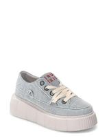 Inuikii - Matilda Frayed Denim - Žemakulniai sportbačiai - Mėlyna