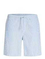 Jack & Jones - Jpstjaiden Milo Seersucker Short Reg - Laisvalaikio šortai - Mėlyna