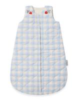 Garbo&Friends - Plaid Sky Blue  Quilted Sleeping Bag - Kūdikių miegmaišis - Mėlyna