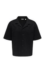 ONLY & SONS - Onsandre Rlx Ss Shirt - Marškiniai trumpomis rankovėmis - Juoda