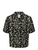 ONLY & SONS - Onsharvi Rlx Resort Ss 041 Aop Shirt - Marškiniai trumpomis rankovėmis - Juoda