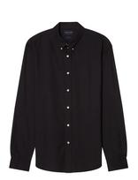 Lexington Clothing - Casual Solid Flannel B.d Shirt - Laisvalaikio marškiniai - Juoda