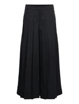 Object - Objpaige Hw Plisse Culotte Pant 145 - Kelnės - Juoda