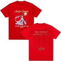 Ariana Grande The Eternal Sunshine Tour 2026 Graphic Tshirt Men Women Vintage High Quality Oversized Cotton Streetwear Tshirt S