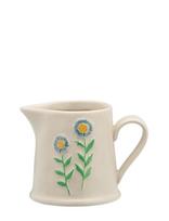 Anna + Nina - Daisy Dew Milk Jug - Pieno ąsotis - Kreminė spalva