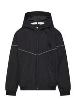 BOSS - Hooded Jacket - Vėjo striukė - Juoda