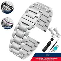 16 17 18 19 20 21 22 23mm 24mm Dirželis Tissot Citizen Seiko Išlenktas Plokščias Nerūdijančio Plieno Laikrodžio Apyrankė Vyriškas Laikrodžio Grandinėlės Priedai 14mm