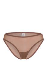 Understatement Underwear - Mesh Bikini Briefs - Kelnaitės - Ruda