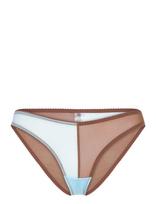 Understatement Underwear - Mesh Two-Tone Bikini Brief - Kelnaitės - Ruda