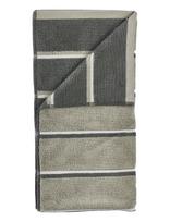 Zone Denmark - Badehåndklæde Sauna 70X140 Eucalyptus/Olive Green/Soft Grey - Rankšluostis - Žalia