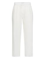 Blend - Bhaban Lin Pants Pp Noos - Lininės kelnės - Balta