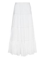 By Ti Mo - Cotton Slub Skirt - Maxi sijonas - Balta