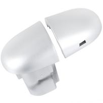 Renault Laguna II 01-07 exterior door handle cover SILVER WITHOUT HOLE left + right 2 pcs. SET