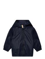 BOSS - Hooded Windbreaker - Vėjo striukė - Tamsiai mėlyna
