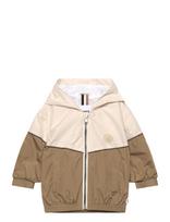 BOSS - Hooded Windbreaker - Vėjo striukė - Kreminė spalva