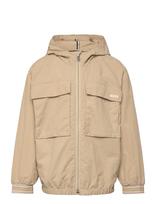 BOSS - Hooded Windbreaker - Vėjo striukė - Smėlio