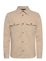 Oscar Jacobson - Magnus Shirt Jacket - Viršutiniai marškinėliai - Smėlio