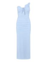 Bardot - Julane Mesh Midi Dress - Iki kelių ir midi suknelės - Mėlyna