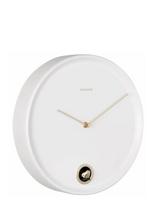 KARLSSON - Wall Clock Esencia Cuckoo White - Sieninis laikrodis - Balta