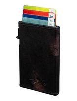 Tony Perotti - Furbo Slim Cardholder With Outside Card Slot - Kortelių dėklas - Juoda