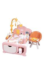 Smoby - Baby Nurse Cocoon Barnkammare 3 En 1 - Lėlių aksesuarai - Rožinė