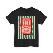 Sardines Tinned Fish Retro Graphic Summer for Men Women T shirt M