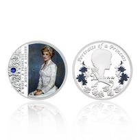 Diana, Queen of England commemorative coin, England's last rose challenge coin, fan commemorative collection