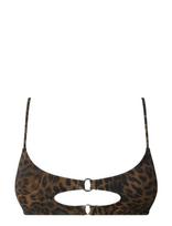 Understatement Underwear - Ring Cut-Out Bikini Top - Bandeau bikinio viršus - Ruda