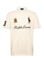 Polo Ralph Lauren - Classic Fit Big Pony Mesh Polo Shirt - Marškinėliai trumpomis rankovėmis - Kreminė spalva