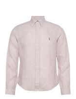 Polo Ralph Lauren - Custom Fit Striped Linen Shirt - Lininiai marškiniai - Smėlio