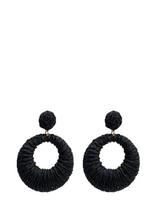 Pipol's Bazaar - Mimou Ear Black - Išraiškingi auskarai - Juoda