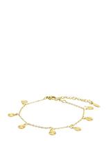 Timi Of Sweden - Liv - Coin Charm Bracelet Stainless Steel - Apyrankė - Aukso
