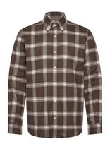 Morris - Soft Lama Shirt-Classic Fit - Laisvalaikio marškiniai - Ruda