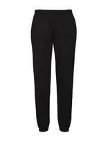Fruit Of The Loom - Classic Elasticated Cuff Jog Pants - Joggers tipo kelnės - Juoda