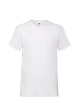 Fruit Of The Loom - Valueweight V-Neck T - Marškinėliai trumpomis rankovėmis - Balta
