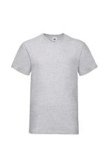 Fruit Of The Loom - Valueweight V-Neck T - Marškinėliai trumpomis rankovėmis - Pilka