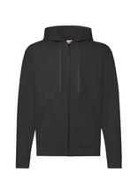 Fruit Of The Loom - Classic Hooded Sweat Jacket - Džemperis - Juoda