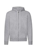 Fruit Of The Loom - Classic Hooded Sweat Jacket - Džemperis - Pilka