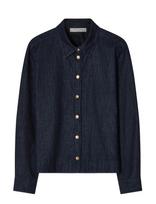 BUSNEL - Poppy Denim Shirt - Džinsiniai marškiniai - Tamsiai mėlyna
