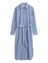 Gant - Rel Striped Poplin Shirt Dress - Marškininė suknelė - Mėlyna