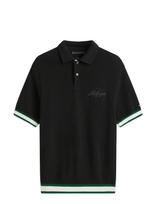Tommy Hilfiger - Flatknit Classic Fit Polo - Marškinėliai trumpomis rankovėmis - Juoda